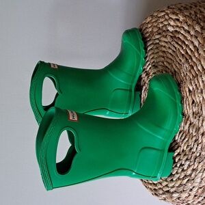 Hunter Youth Classic Grab Handle Wellington‎ Rain/Outdoor Boots Green G1/B13